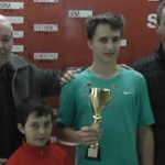 David Damian Brna v semifinále turnaja v Trnave